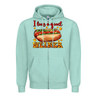 Seafoam i love a good weiner Zipper Hoodie - AdoDesignShop