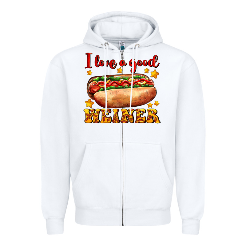 I Love A Good Weiner Zipper Hoodie by AdoDesignShop | Teevron