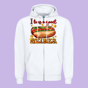 I Love A Good Weiner Zipper Hoodie Designed By Adodesignshop