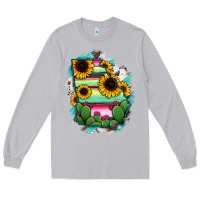 Moon Dust Georgia Map Sunflower Cactus Serape Long Sleeve Tee - RanaPortraitStore