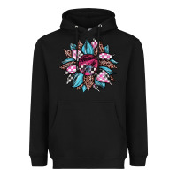 Black race leopard sunflower Heavyweight Hoodie - JahusDesignShop