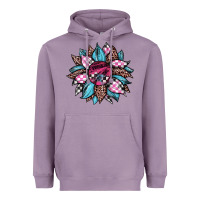 Lavender race leopard sunflower Heavyweight Hoodie - JahusDesignShop