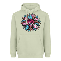 Matcha race leopard sunflower Heavyweight Hoodie - JahusDesignShop