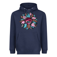 Navy race leopard sunflower Heavyweight Hoodie - JahusDesignShop