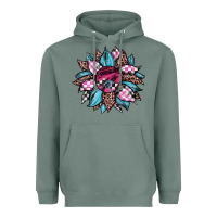 Sage race leopard sunflower Heavyweight Hoodie - JahusDesignShop