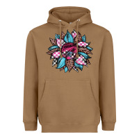 Toasted Coconut race leopard sunflower Heavyweight Hoodie - JahusDesignShop