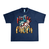 Navy Police mom Mother's Day Urban Heavy Tee - FaDigitalArtStudio