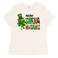 Bone St. Patrick's Mister shenanigans Ladies Tee - OliviaCreatesArt