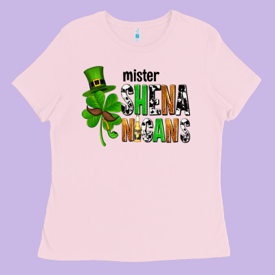 St. Patrick's Mister Shenanigans Ladies Tee Designed By Oliviacreatesart