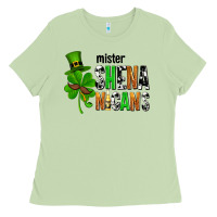 Matcha St. Patrick's Mister shenanigans Ladies Tee - OliviaCreatesArt