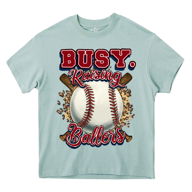 Busy Raising Ballers Heavy Core Tee by HowdyJamesFarm | Teevron