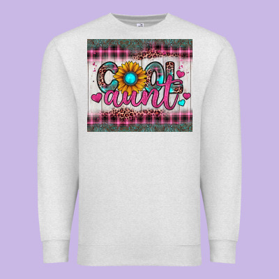Cool Aunt Premium Sweatshirt Designed By Jahusdesignshop