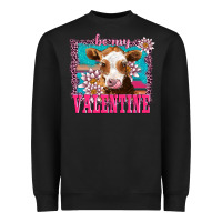 Black be my valentine with guarnsey Heavyweight Sweatshirt - AdoDesignShop