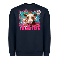 Navy be my valentine with guarnsey Heavyweight Sweatshirt - AdoDesignShop