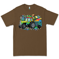 Cacao Autism farm tractor Premium Tee - CowGirlArtShop