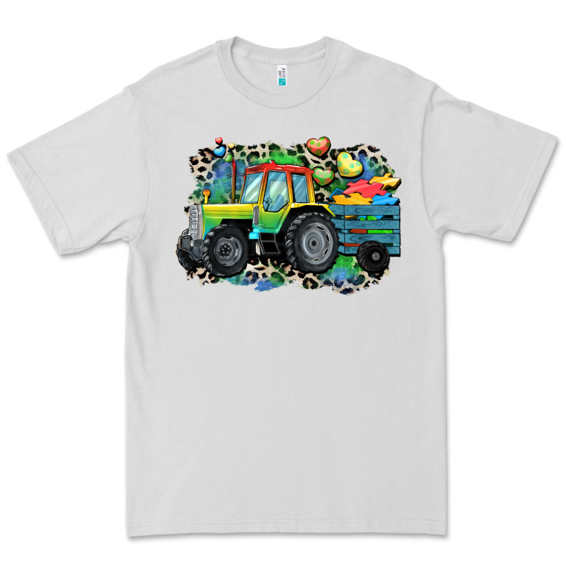 Autism Farm Tractor Premium Tee by CowGirlArtShop | Teevron