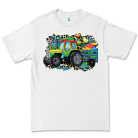 White Autism farm tractor Premium Tee - CowGirlArtShop