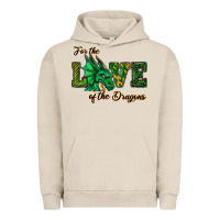 Pigment French Oak For The Love Of The Dragons Urban Hoodie - RanaPortraitStore