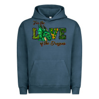 Pigment Midnight Navy For The Love Of The Dragons Urban Hoodie - RanaPortraitStore