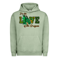 Pigment Oil Green For The Love Of The Dragons Urban Hoodie - RanaPortraitStore