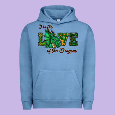 For The Love Of The Dragons Urban Hoodie Designed By Ranaportraitstore