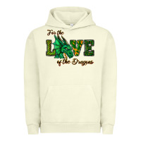 Pigment Pistachio For The Love Of The Dragons Urban Hoodie - RanaPortraitStore