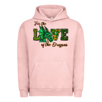 Pigment Salmon For The Love Of The Dragons Urban Hoodie - RanaPortraitStore
