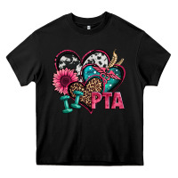 Black pta physical therapy assistant hearts Heavy Core Tee - Jasminsmagicworld
