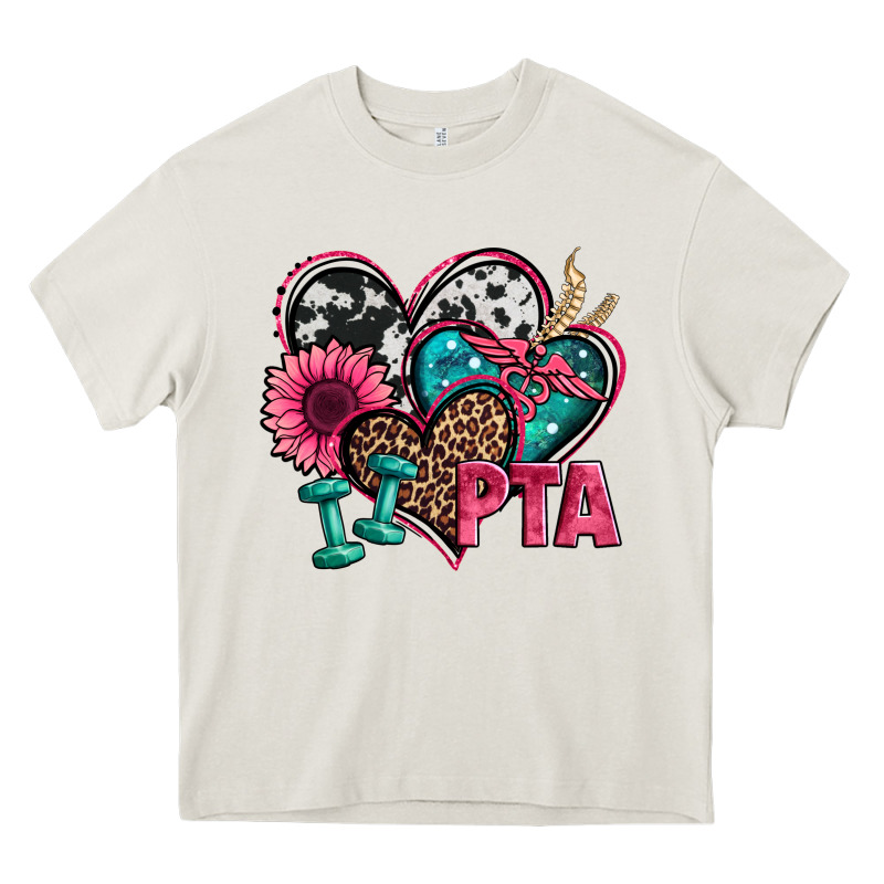 Pta Physical Therapy Assistant Hearts Heavy Core Tee by Jasminsmagicworld | Teevron