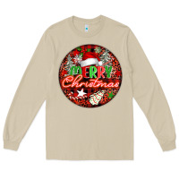 Mushroom Merry christmas Long Sleeve Tee - FaDigitalArtStudio