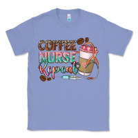 Colony Blue Coffee nurse repeat Classic Tee - CowGirlArtShop