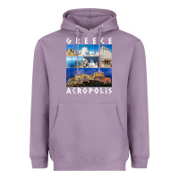 Lavender greece acropolis famous sights gallery traveler souvenir t shirt Heavyweight Hoodie - baoMotion