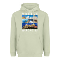 Matcha greece acropolis famous sights gallery traveler souvenir t shirt Heavyweight Hoodie - baoMotion