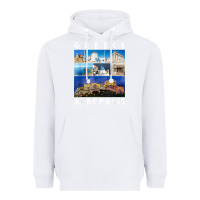 White greece acropolis famous sights gallery traveler souvenir t shirt Heavyweight Hoodie - baoMotion