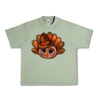 Oil Green turkey and leopard pattern and thanksgiving hat bbs Urban Heavy Tee - BundleAndBundleShop