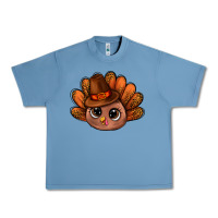Pebble Blue turkey and leopard pattern and thanksgiving hat bbs Urban Heavy Tee - BundleAndBundleShop