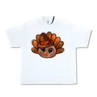 White turkey and leopard pattern and thanksgiving hat bbs Urban Heavy Tee - BundleAndBundleShop