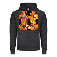 Vintage Black halloween cat and witch seamless pattern Vintage Hoodie - BundleAndBundleShop