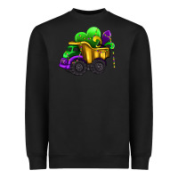 Black loads of mardi gras truck Heavyweight Sweatshirt - AdoDesignShop