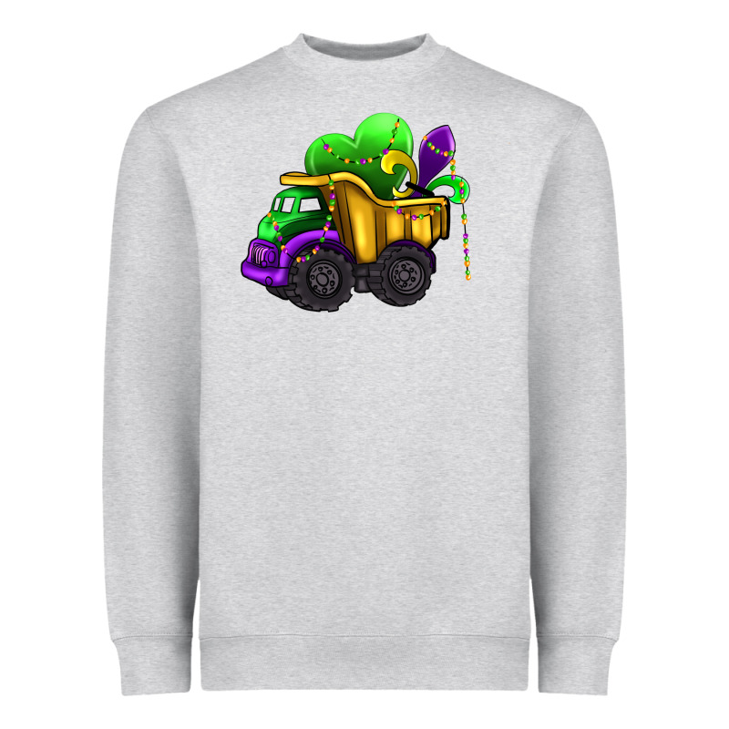 Loads Of Mardi Gras Truck Heavyweight Sweatshirt by AdoDesignShop | Teevron