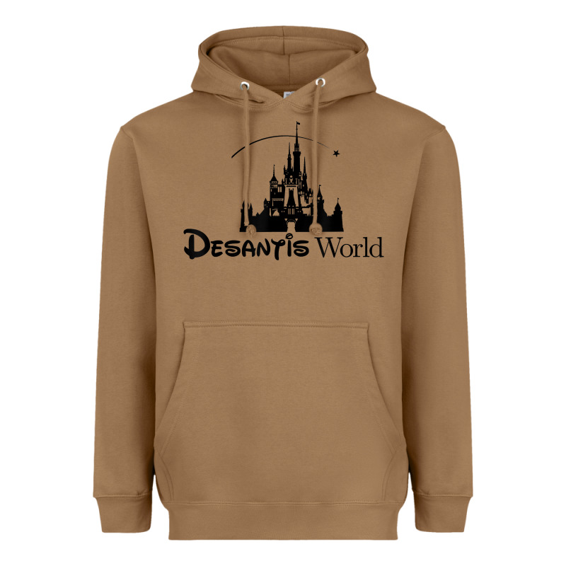 Desantis World Anti Woke Corporation Political T Shirt Heavyweight Hoodie by baoMotion | Teevron