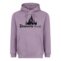 Lavender desantis world anti woke corporation political t shirt Heavyweight Hoodie - baoMotion