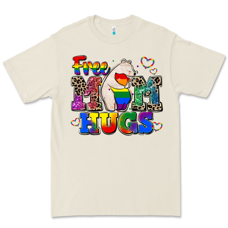 Pride Free Mom Hugs Premium Tee by CowGirlArtShop | Teevron