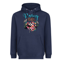 Navy racing girl Heavyweight Hoodie - JahusDesignShop