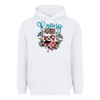 White racing girl Heavyweight Hoodie - JahusDesignShop