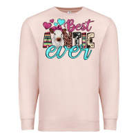 Pale Pink best auntie ever Premium Sweatshirt - JahusDesignShop