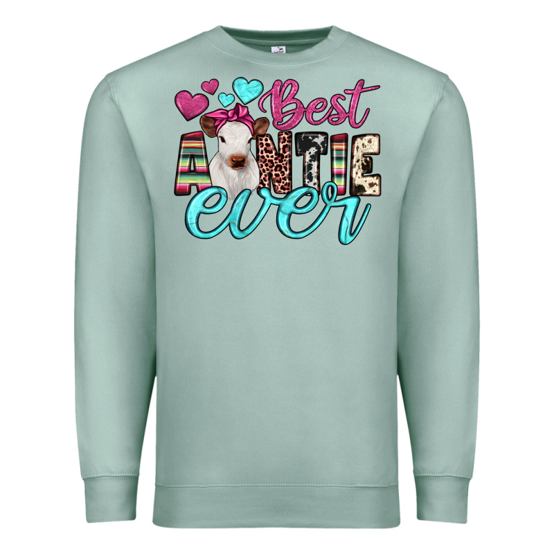 Best Auntie Ever Premium Sweatshirt by JahusDesignShop | Teevron