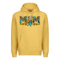 Antique Gold Western Charolais Cow Mom Life Premium Hoodie - LillyAllenDesigns