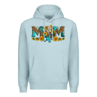 Blue Mist Western Charolais Cow Mom Life Premium Hoodie - LillyAllenDesigns