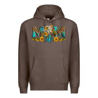 Coffee Western Charolais Cow Mom Life Premium Hoodie - LillyAllenDesigns